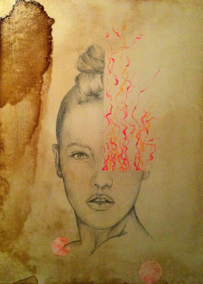 broken face
