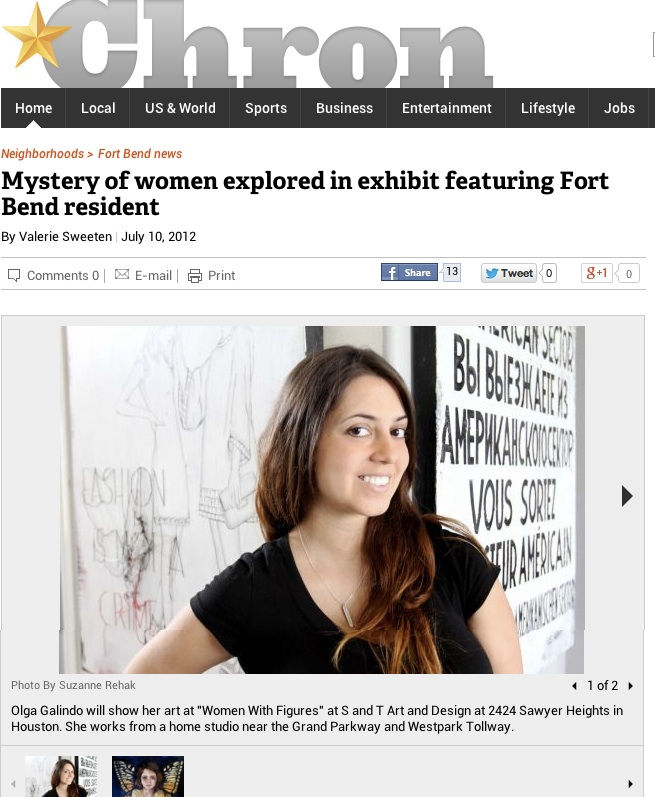Houston Chronicle Online Article